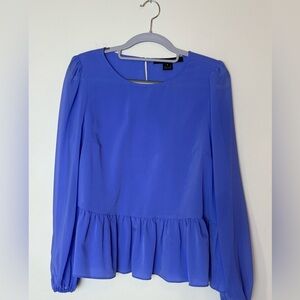 Silky lightweight Blue Women's Top